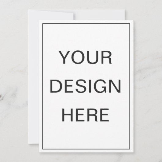 5x7インビテーション印刷 招待状 (正面)