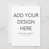 5x7インビテーション印刷 招待状 (正面)