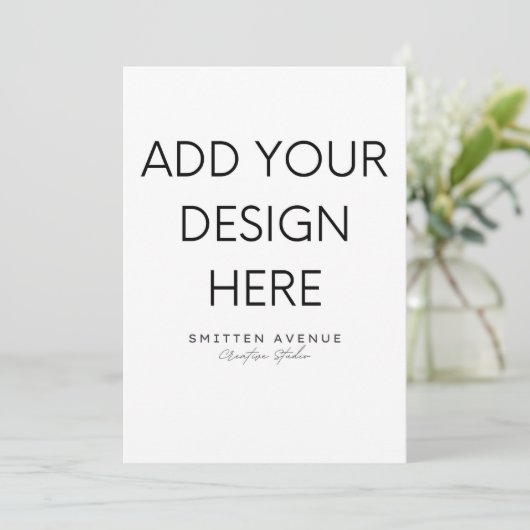 5x7インビテーション印刷 招待状 (スタンド正面)