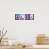 5X7ウォールアート航海のコレクション ポスター (キッチン)