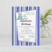 5x7ウッドランドフォーレストフクロウベビーシャワー招待状 招待状 (スタンド正面)