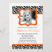 5x7オランゼブラフォトスイート16誕生日招待状 招待状 (正面/裏面)