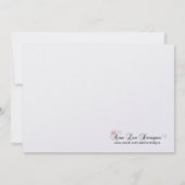 5x7オランゼブラプリントパターキンセアニェラ招待状 招待状 (裏面)