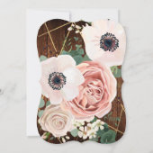 5x7カントリーバーンウッド結婚式招待状 招待状 (裏面)