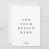 5x7カード印刷 招待状 (正面)