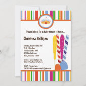 5x7キャンディランドアイスクリームベビーシャワー招待状 招待状 (正面)