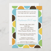 5x7キングオブジャングルサファリベビーシャワー招待状 招待状 (正面/裏面)