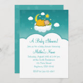 5x7クラウドベビー男女兼用ベビーシャワー招待状 招待状 (正面/裏面)