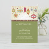 5x7クリスマスオーナメントクリスマス招待状 招待状 (スタンド正面)