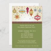 5x7クリスマスオーナメントクリスマス招待状 招待状 (正面/裏面)