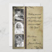 5x7クリスマスクリスマスハッピーホリデーPHOTOカード シーズンカード (正面)