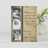 5x7クリスマスクリスマスハッピーホリデーPHOTOカード シーズンカード (スタンド正面)