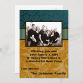 5x7クリスマスクリスマスハッピーホリデーPHOTOカード シーズンカード (正面/裏面)