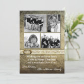 5x7クリスマスクリスマスハッピーホリデーPHOTOカード シーズンカード (スタンド正面)