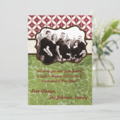 5x7クリスマスクリスマスハッピーホリデーPHOTOカード シーズンカード (スタンド正面)