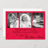 5x7クリスマスクリスマスハッピーホリデーPHOTOカード シーズンカード (正面/裏面)