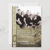 5x7クリスマスクリスマスハッピーホリデーPHOTOカード シーズンカード (正面)