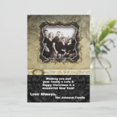 5x7クリスマスクリスマスハッピーホリデーPHOTOカード シーズンカード (スタンド正面)