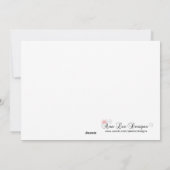 5x7クリスマスクリスマス雪片SNOW PHOTOカード シーズンカード (裏面)