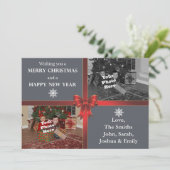 5x7クリスマスフォトカード シーズンカード (スタンド正面)