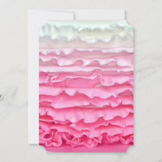 5x7グラデーションストライプつや消し結婚式招待状 招待状 (裏面)