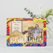 5x7グラフィティ絵を描エアブラシの上級発表 案内状 (スタンド正面)