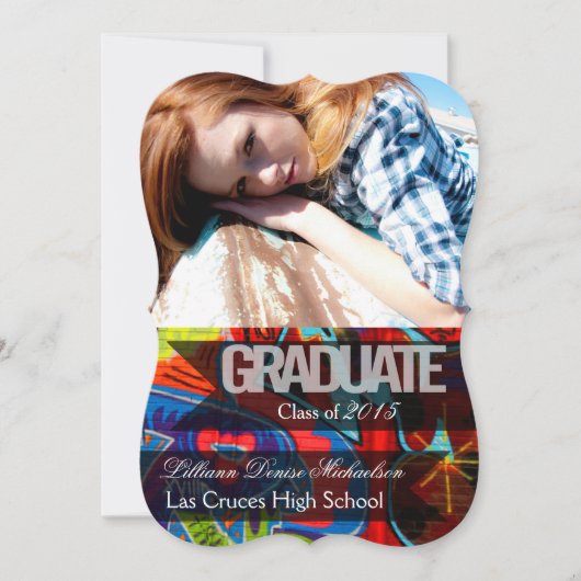 5x7グラフィティ絵を描エアブラシの上級発表 案内状 (正面)