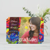 5x7グラフィティ絵を描エアブラシの上級発表 案内状 (スタンド正面)