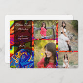 5x7グラフィティ絵を描エアブラシの上級発表 案内状 (正面/裏面)