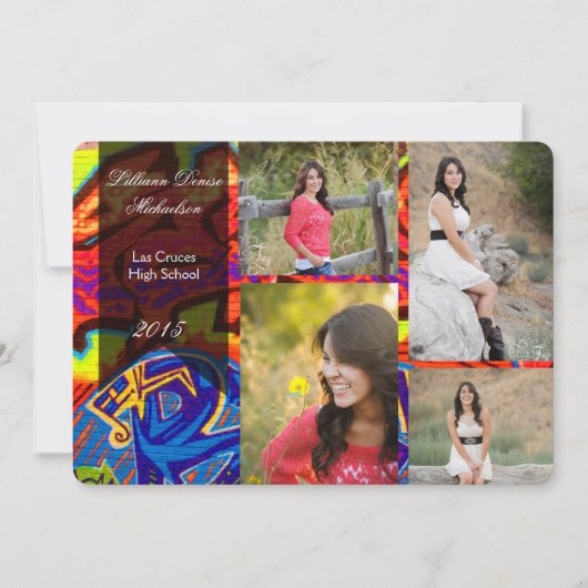 5x7グラフィティ絵を描エアブラシの上級発表 案内状 (正面)