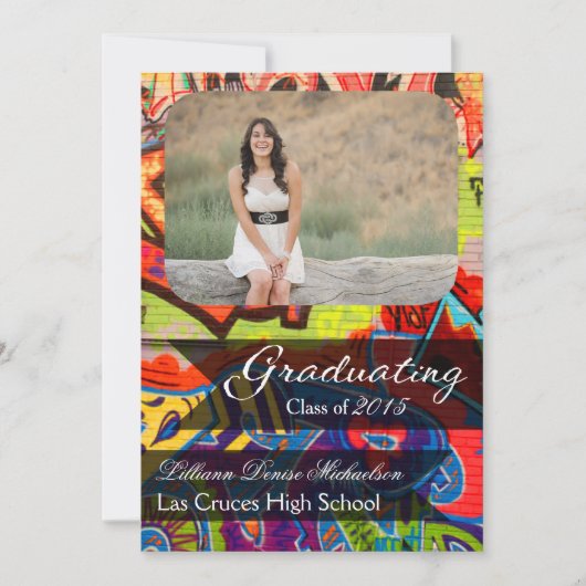 5x7グラフィティ絵を描エアブラシの上級発表 案内状 (正面)