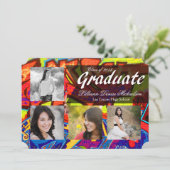 5x7グラフィティ絵を描エアブラシの上級発表 案内状 (スタンド正面)