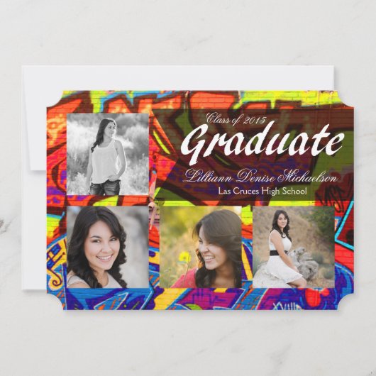 5x7グラフィティ絵を描エアブラシの上級発表 案内状 (正面)