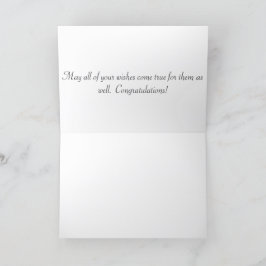 5x7グリーティングカード。おめでとうございます。 ocelot/genie サンキューカード