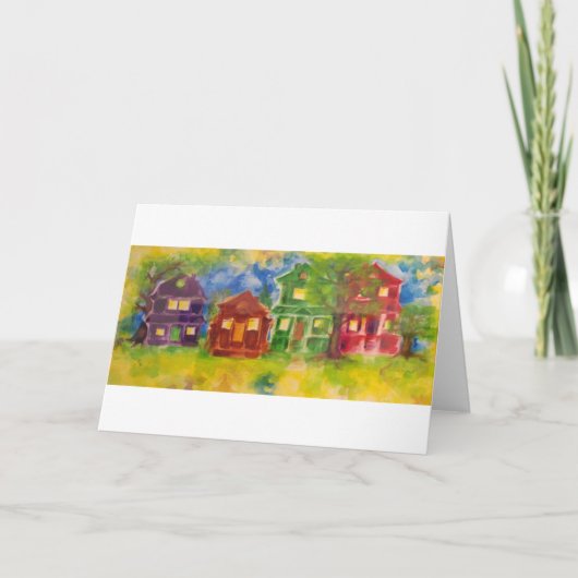 5x7グリーティングカード – ファセット – by Lucie Bergeron カード (正面)