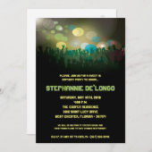 5x7コンサートバンドアレンスイート16誕生日招待状 招待状 (正面/裏面)