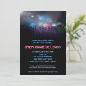 5x7コンサートバンドアレンスイート16誕生日招待状 招待状 (スタンド正面)