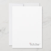 5x7サイズの4thオブジュライ・パーティー・セレブレーション招待状 招待状 (裏面)