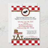 5x7サマータイムピクニックバーベキュー招待状 招待状 (正面)