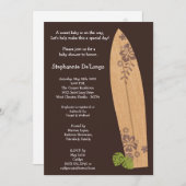 5x7サーファーのベビーの波板ベビーシャワーの招待状 招待状 (正面/裏面)