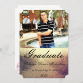 5x7シニア発表日の出の通路Pa 案内状 (正面/裏面)