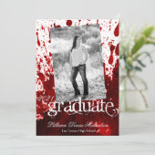 5x7シニア·アナウンス·ブラッド·（ばちゃばちゃ）跳ねるVampire得 案内状 (スタンド正面)