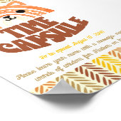 5x7タイムカプセルボホウッドランドキツネ誕生日 ポスター (角)