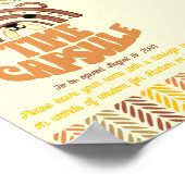 5x7タイムカプセルボホウッドランドベア誕生日 ポスター (角)