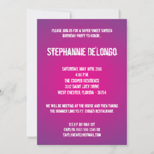 5x7ティール(緑がかった色)DJスピンターンテーブル16誕生日招待状 招待状