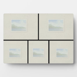 5x7テーブルトッププラーク – 5枚の画像 フォトプラーク