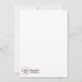 5x7テーブル番号カードサンセットバーンカントリー素朴F 招待状 (裏面)