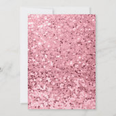 5x7テーブル番号カードバラ金ゴールドグリッター 招待状 (裏面)