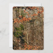 5x7ディアカップルdoeバック迷彩柄結婚式招待状 招待状 (裏面)