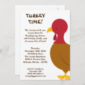 5x7トルコ料理感謝祭パーティの招待状 招待状 (正面/裏面)